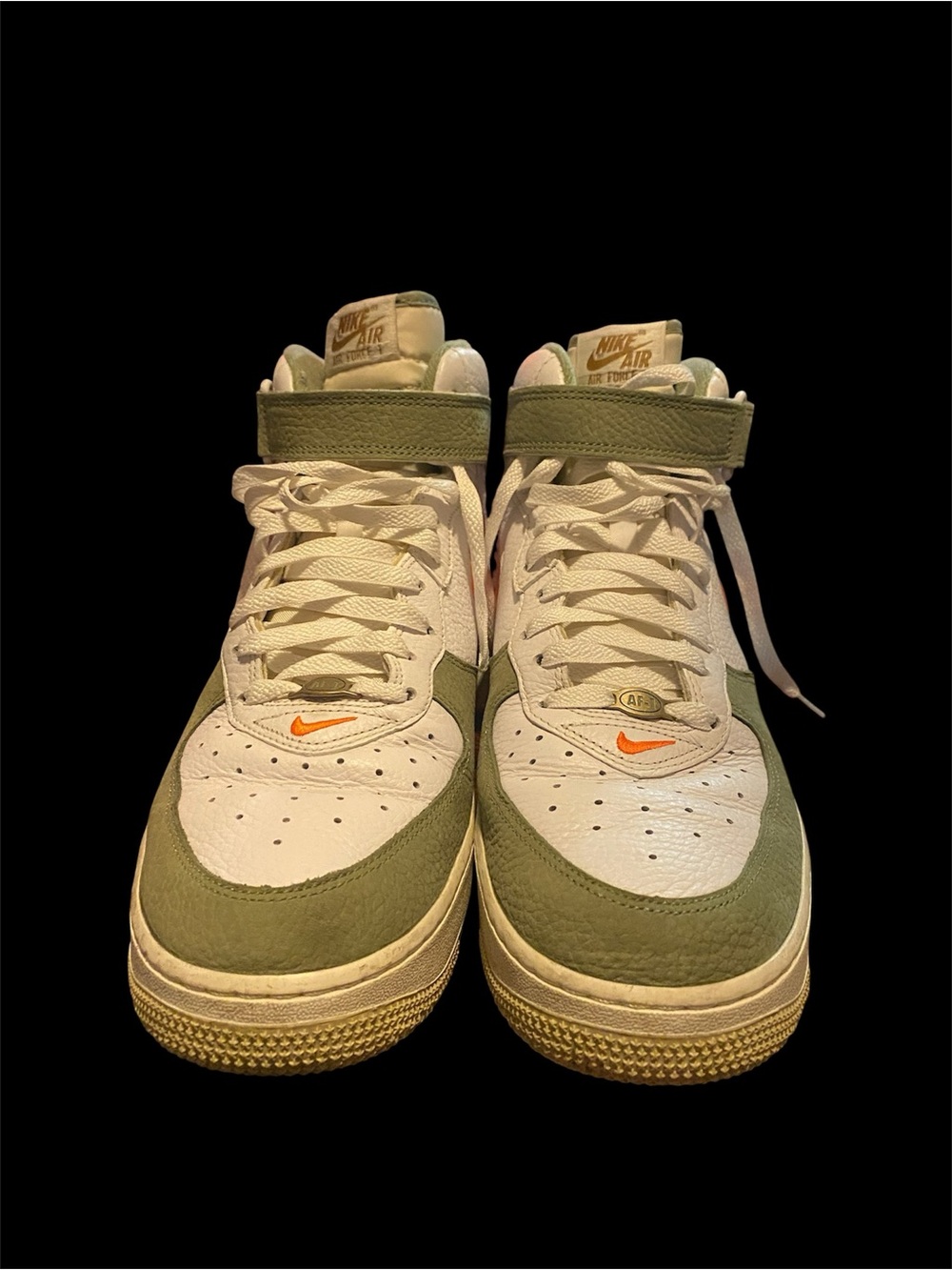 Nike Air Force 1 Mid QS "Jewel Oil Green" (SKU: DQ3505-100)